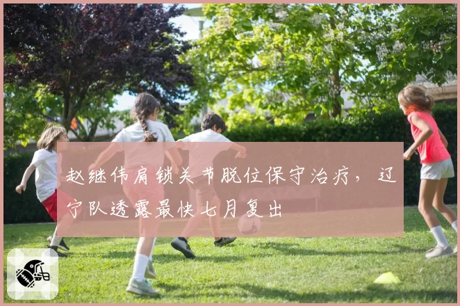 赵继伟肩锁关节脱位保守治疗，辽宁队透露最快七月复出